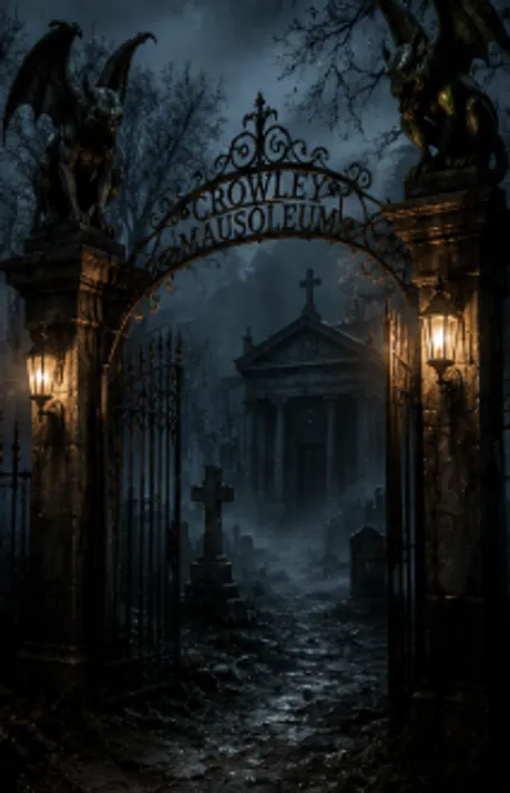 Crowley's Crypt scene at The Holly Lane Haunt