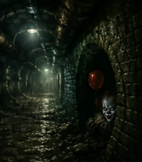 Derry Sewer System scene at The Holly Lane Haunt