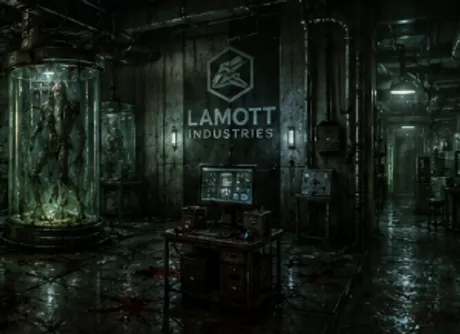 LaMott Industries scene at The Holly Lane Haunt