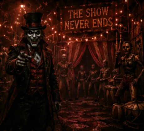 Seventh Circus of Hell scene at The Holly Lane Haunt